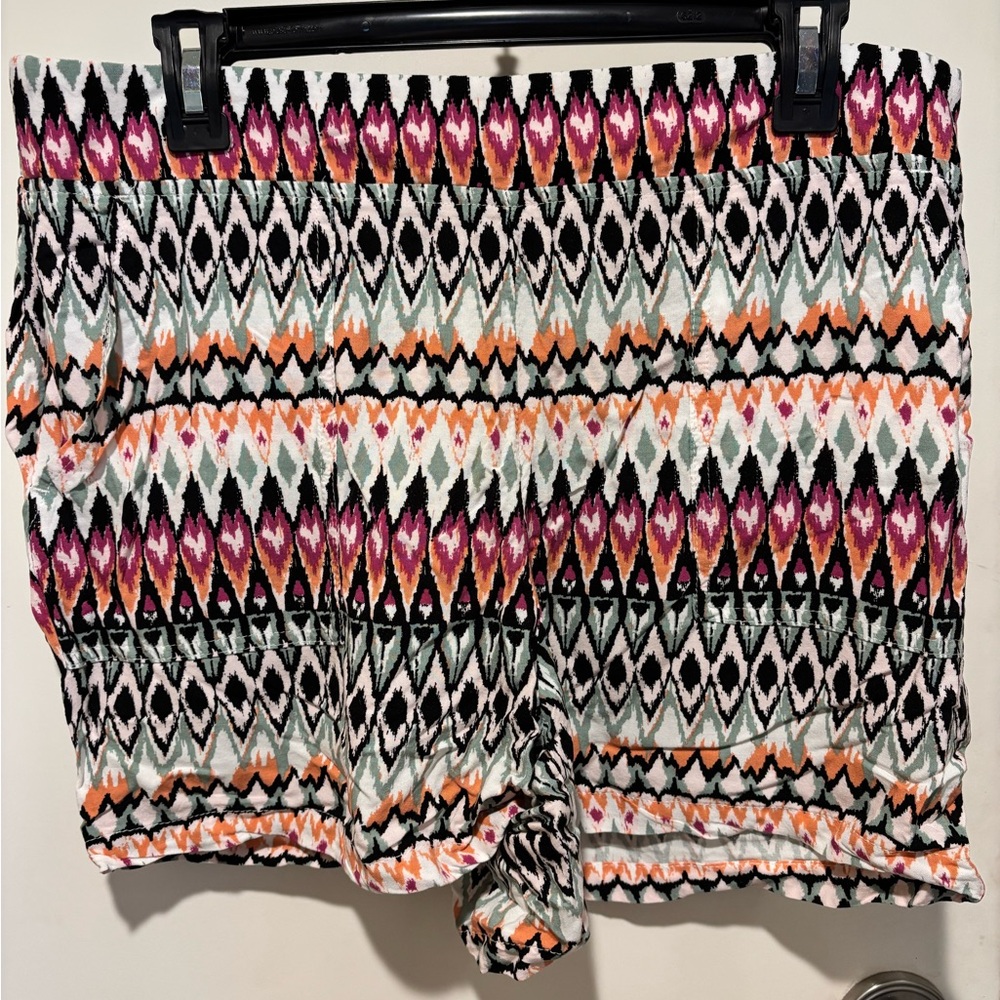 Wildfox Multi-Color Geometric Shorts